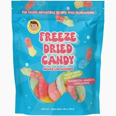 JOSH BOSH Freeze Dried Candy - Sour Worms 56g