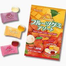 KASUGAI Frutia Fruit Gummy Candy Assortment 春日井 混合水果味軟糖 102g