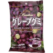 KASUGAI Frutia Grape Gummy Candy 107g