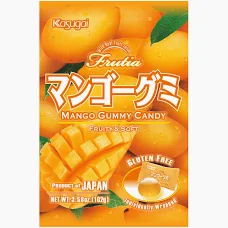 KASUGAI Frutia Mango Gummy Candy 春日井 味軟糖 102g
