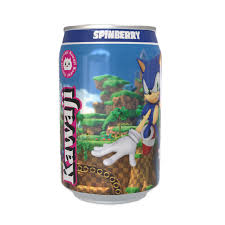 KAWAJI Sonic The Hedgehog - Spinberry Blueberry Flavour 330ml