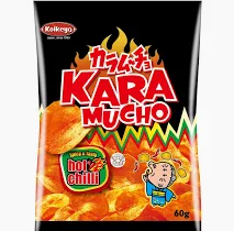 KOIKEYA Kara Mucho Spicy Potato Chips - Hot Chilli 60g