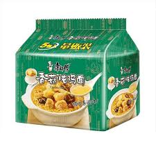 KSF Instant Noodle - Mushroom and Stewed Chicken Flavor 康師傅 香菇炖鸡面 5x101g