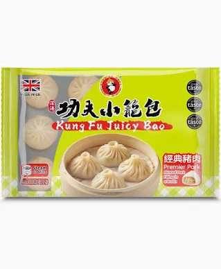 KUNG FU FOOD Siu Loong Bun - Premier Pork (12pcs) 功夫 小籠包-經典豬肉 300g