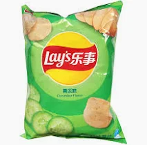 LAY'S Potato Chip - Cucumber Flavour 乐事 薯片- 味 70g