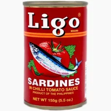 LIGO Sardines in Tomato & Chilli Sauce 155g
