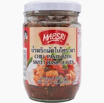 MAESRI Chili Paste with Sweet Basil Leaves 200g