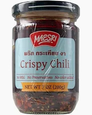 MAESRI Crispy Chilli with Garlic and Sesame Seeds 200g