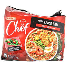 MAMEE CHEF Instant Noodles - Curry Laksa Flavour 89g
