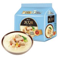 MASTER KONG Instant Noodle - Scallop & Pork Rib Flavour (5packs x 112g)