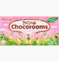 MEIJI Chocorooms - Strawberry Chocolate 36g