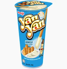 MEIJI Yan Yan Vanilla Flav. Dip Biscuit Snack 50g