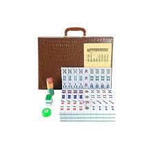 Mahjong Set - Size 40 (Green) 1pcs