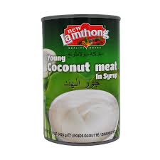 NEW LAMTHONG Young Coconut Meat in Syrup 425g