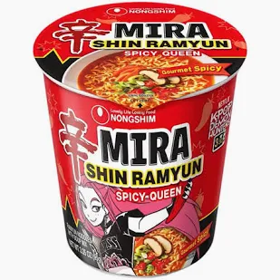 NONGSHIM x K-Pop Demon Hunters Shin Ramyun Cup - Mira Spicy Queen 68g