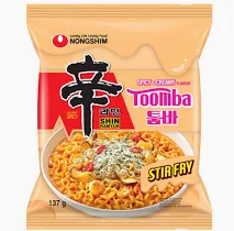 NONGSHIM Shin Spicy Ramyun Stir Fry - Toomba (Spicy & Creamy) 137g
