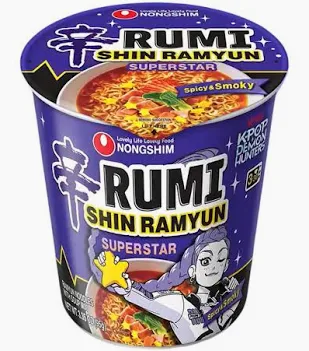 NONGSHIM x K-Pop Demon Hunters Shin Ramyun Cup - Rumi Spicy & Smoky Style 68g