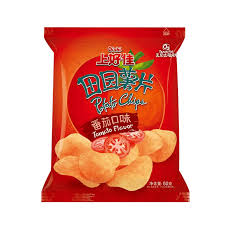 OISHI Potato Chip - Tomato Flavor 上好佳 田園薯片- 番茄口味 50g