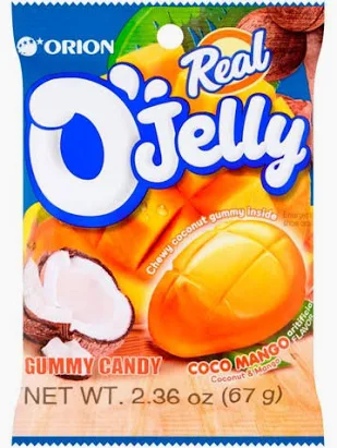ORION Real O'Jelly Gummy Candy - Coco Mango 67g