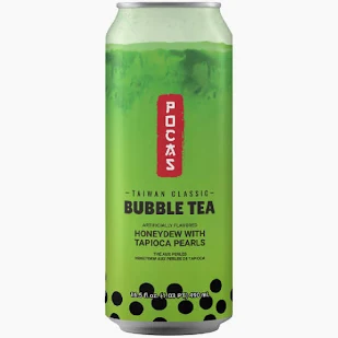 POCAS Bubble Tea - Honeydew with Tapioca Pearls 490ml