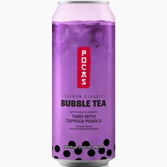 POCAS Bubble Tea - Taro with Tapioca Pearls 490ml