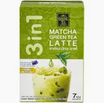 RANONG Authentic Matcha Green Tea Latte (7 Sachets x 23g)