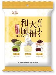 ROYAL FAMILY Mixed Mochi - Matcha, Milk, Red Bean 250g