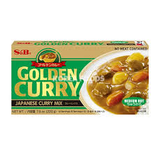 S & B Golden Curry - Japanese Curry Block - Medium Hot (2x110g)