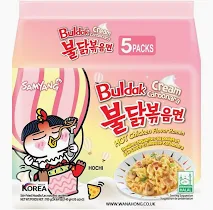 SAMYANG Double Cream Carbonara Noodle (Pack of 5) 