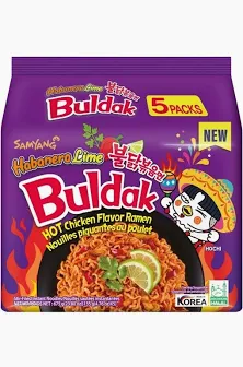 SAMYANG Buldak Habanero Lime Ramen (Pack of 5)
