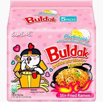 SAMYANG Buldak Hot Chicken Cabonara Ramen (Pack of 5) 650g