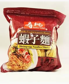 SAUTAO Shrimp-Egg Noodles (Thin) 454g
