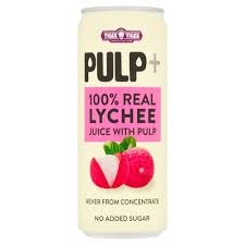 TIGER TIGER Pulp+ 100% Real Lychee Juice with Pulp 320ml
