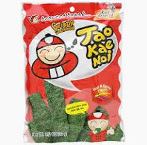 TAO KAE NOI Crispy Seaweed Snack - Hot & Spicy Flav. 32g