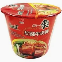 UNIF Bowl Instant Noodles - Artificial Roasted Beef Flavour 110g