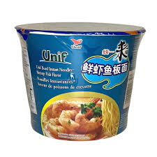 UNIF Bowl Instant Noodles - Shrimp Fish Flavour 108g