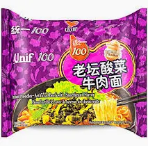 UNIF Instant Noodles - Artificial Beef with Sauerkraut Flavor 119g
