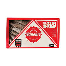 VANONI'S Frozen Shrimp (Size 26/30) - Raw Headless Shell-on White Shrimp 800g
