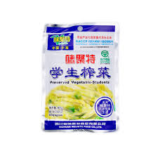 WEIJUTE Pickled Vegetables for Students 味聚特 学生榨菜 81g