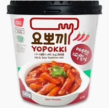 YOPOKKI Spicy Topokki (Rice Cake) 140g