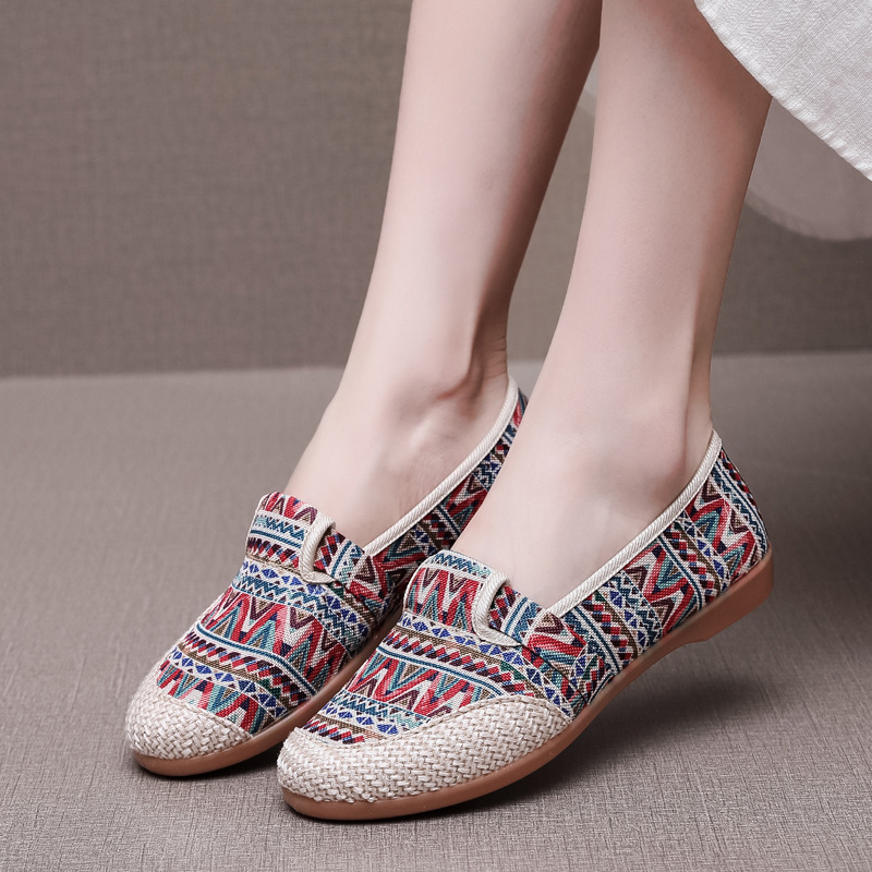 🔥Last day 60% OFF- Women's Vintage Slip On Shallow Loafers-Buy 2 Free shipping