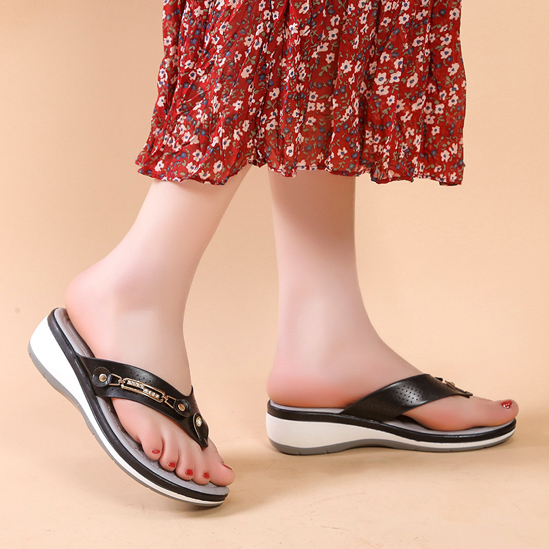 😍[May New]😍Women's Arch Support Soft Cushion Flip Flops Thong Sandals Slippers