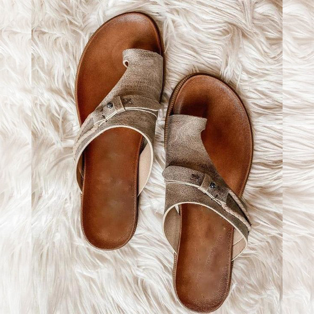 [#1 TRENDING SUMMER 2023] - Summer Soft Footbed Orthopedic Spong Sandals🔥-[MOTHER'S DAY 49% OFF🔥]