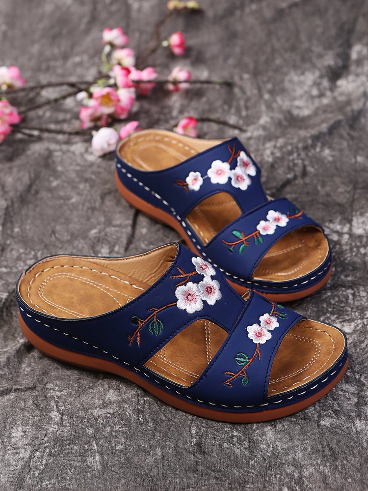 LAST DAY 70% OFF-2024 Women Casual Summer Daily Comfy Slip On Sandals
