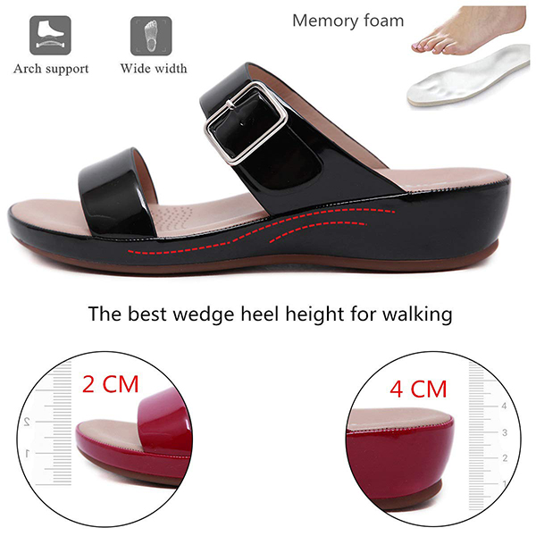 😍[May New]😍Women's Summer Casual Comfort Air Cushion Leather Sandals