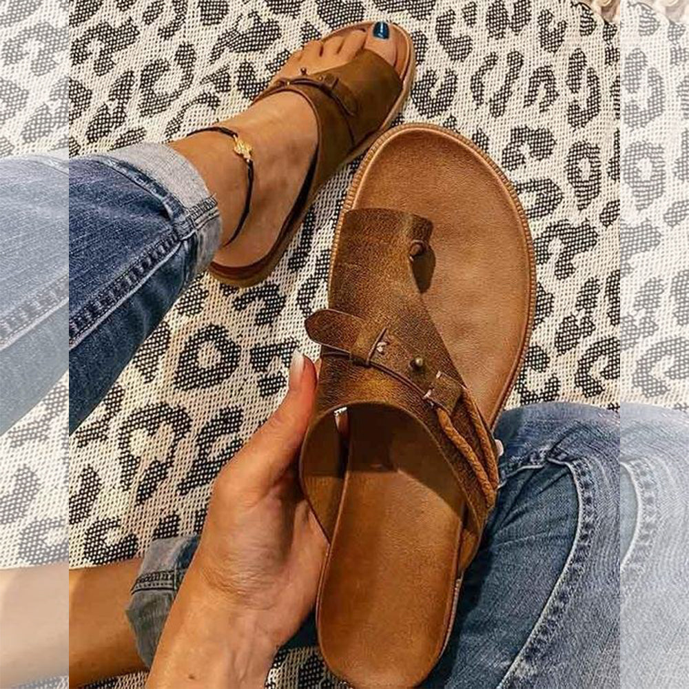 [#1 TRENDING SUMMER 2023] - Summer Soft Footbed Orthopedic Spong Sandals🔥-[MOTHER'S DAY 49% OFF🔥]