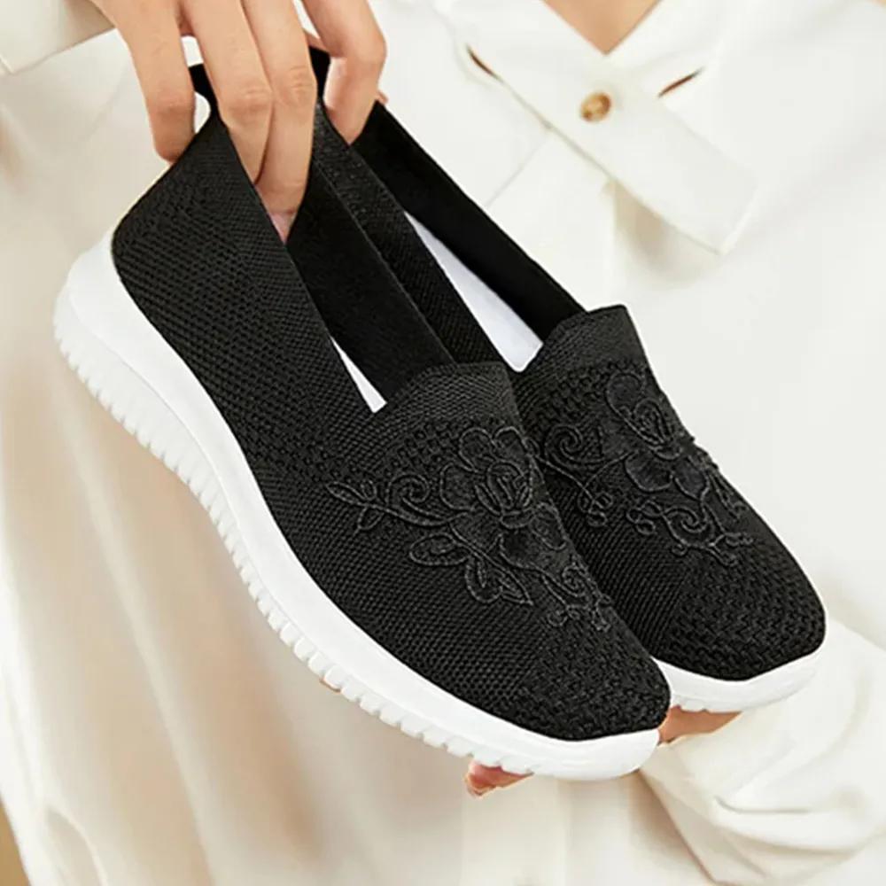 馃専50% OFF馃専Women's 2024 Breathable Hollow Out Flat Shoes