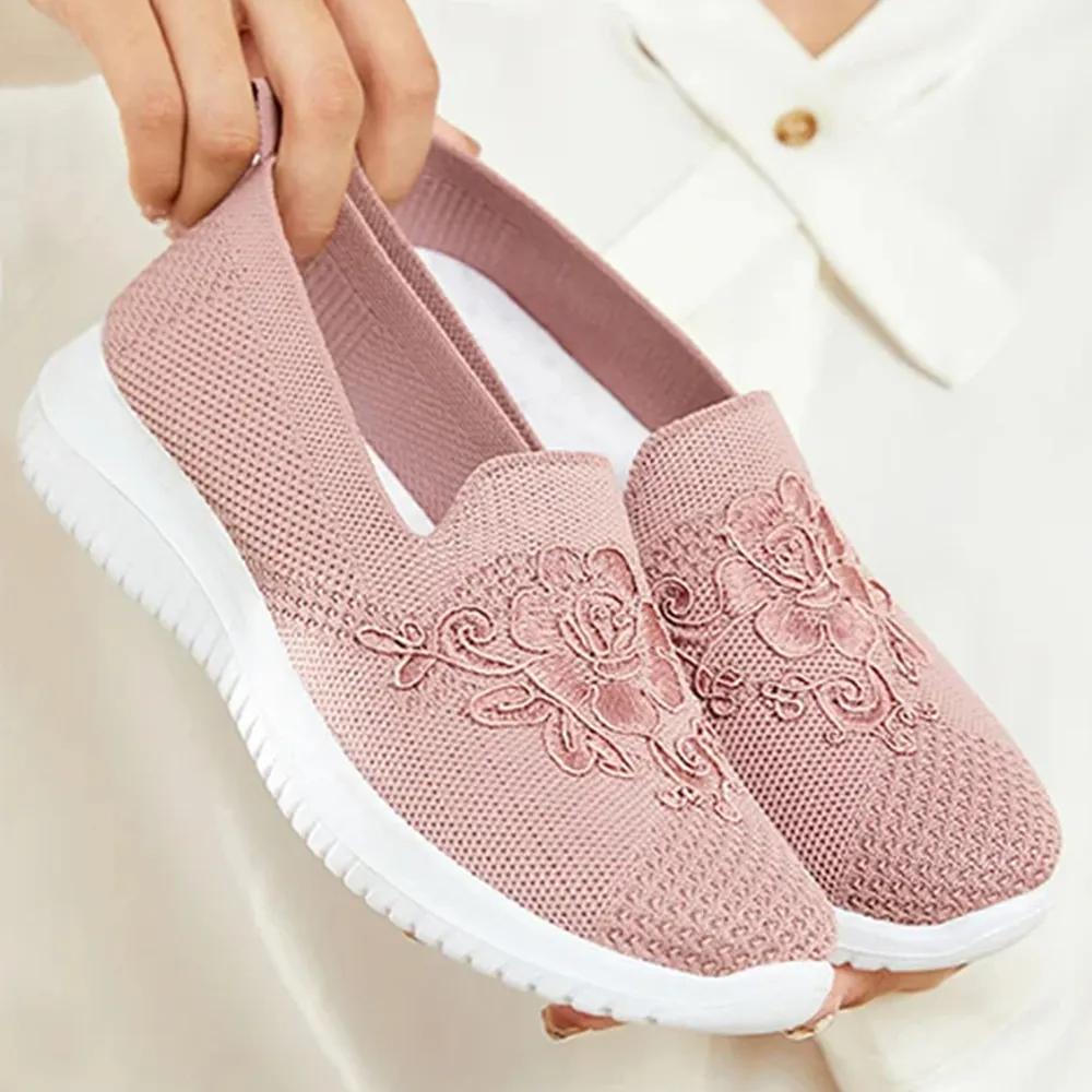 馃専50% OFF馃専Women's 2024 Breathable Hollow Out Flat Shoes