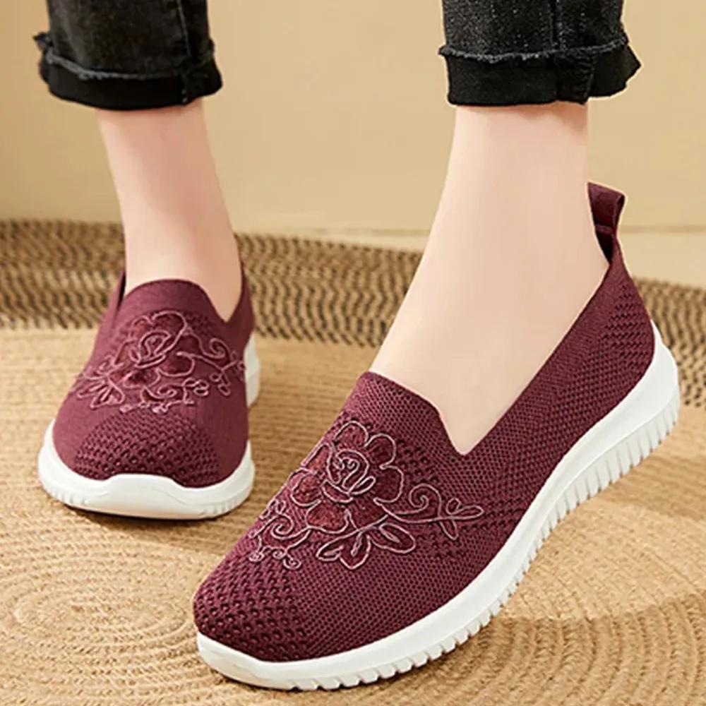 馃専50% OFF馃専Women's 2024 Breathable Hollow Out Flat Shoes