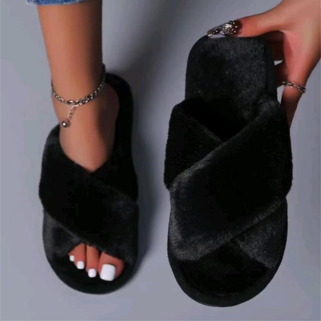 🔥CLEARANCE SALE🔥 -Women's Criss Cross House Slippers-Buy 2 Free Shipping